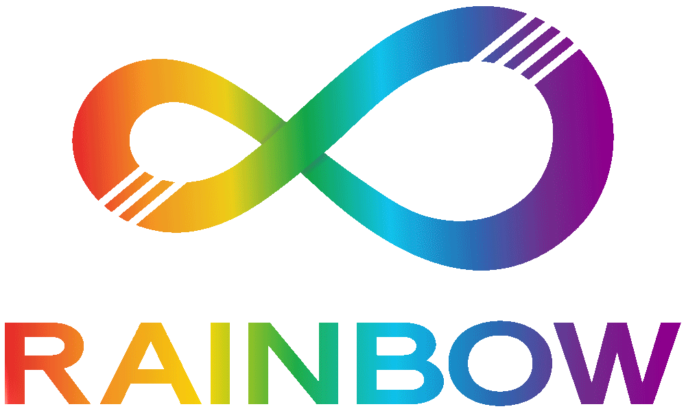 Logo rainbow booth